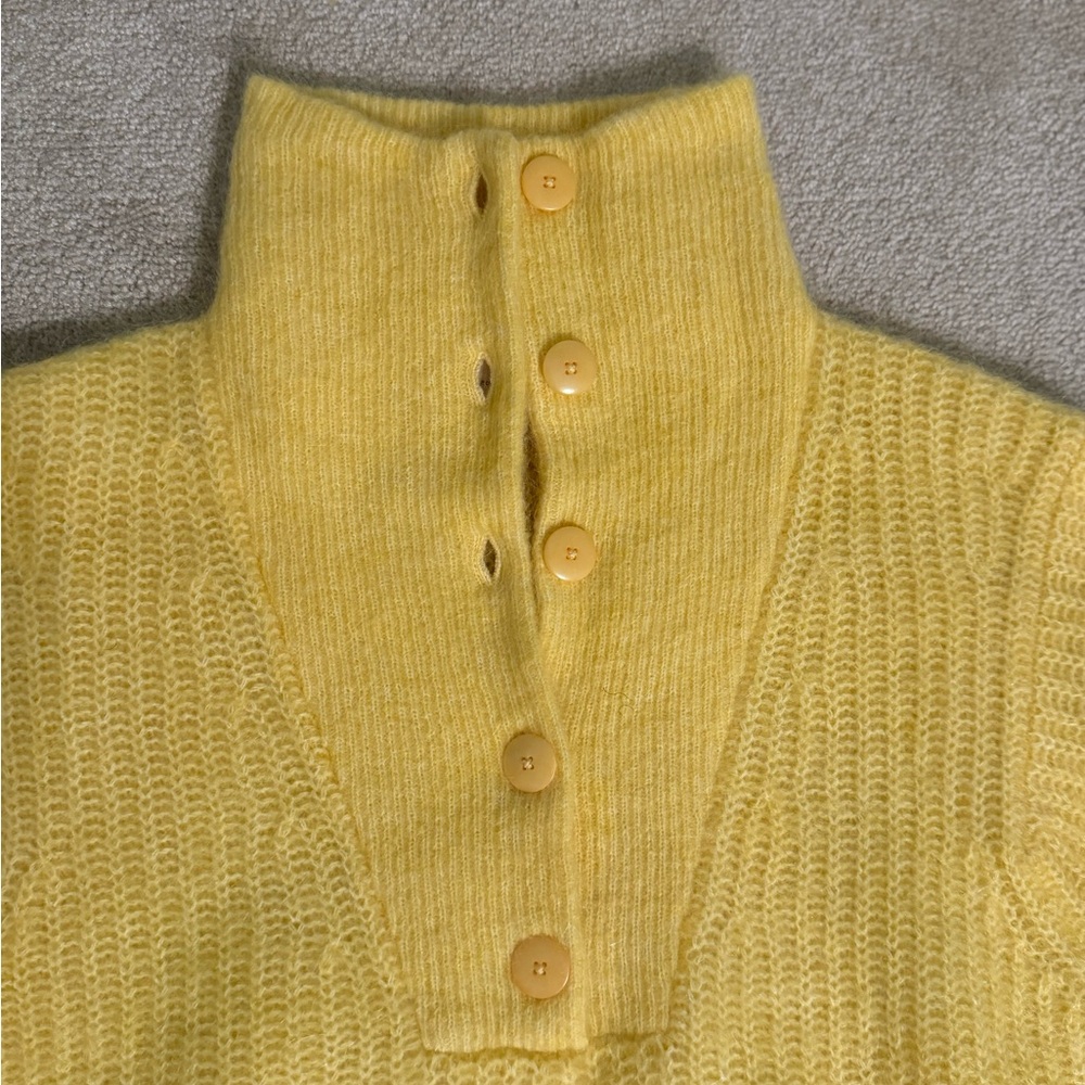 Sezane Button-Up Knit Sweater - Picture 3 of 6